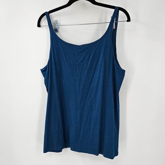 NEW YORK & COMPANY Spaghetti Strap Tank Top Womens Size Extra Large XL - Picture 3 of 3